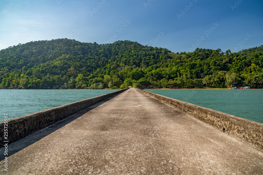 Tarnmayom Pier is a place on the east coast of Koh Chang Island, Thailand.