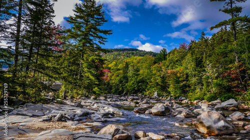 White mountains in New Hampshire