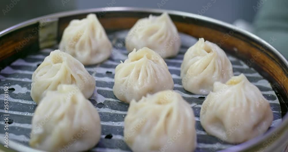 Steamed chinese meat dumpling