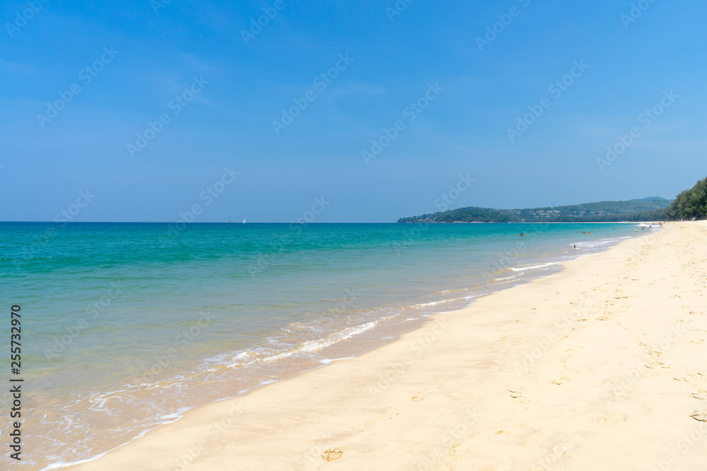 Beautiful beach in Phuket , Thailand