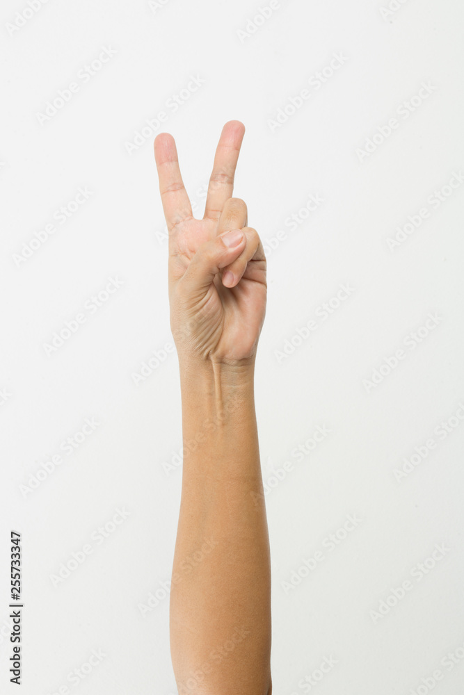 Hand, two fingers Hand, two fingers