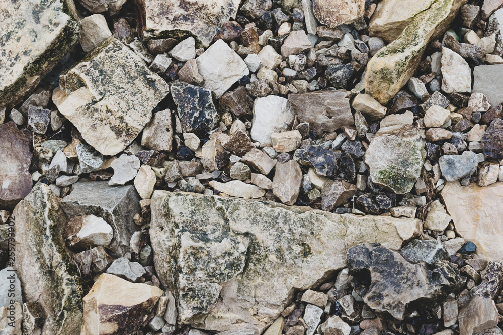 stones on the coast