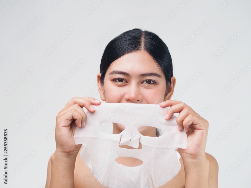 Portrait Beautiful Asian Woman with good healthy skin,beauty and cosmetic concept. Portrait Beautiful Asian Woman with good healthy skin,beauty and cosmetic concept.