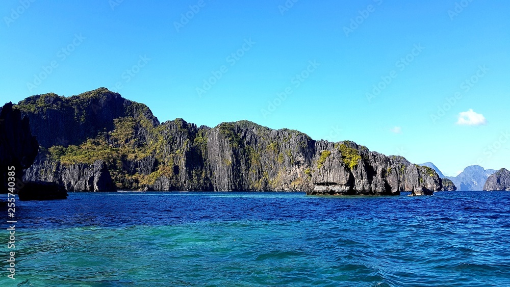 Paysage paradisiaque dans les îles des Philippines