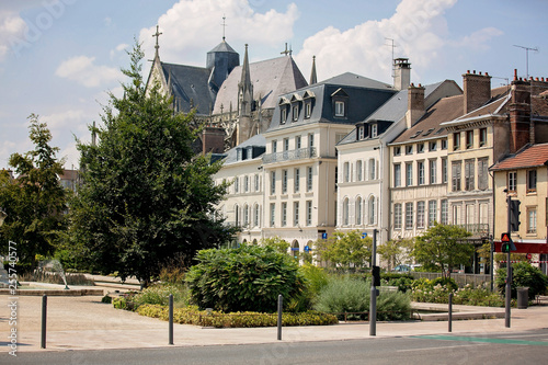 Quadro su tela Town of Troyes