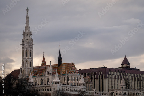 Church of Mathias and Fisherman bastion in Budapest, Hungary