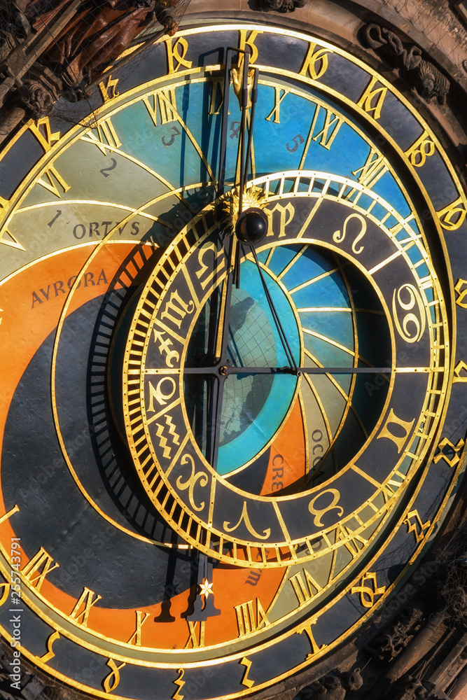 Naklejka premium Astronomical Clock in Prague