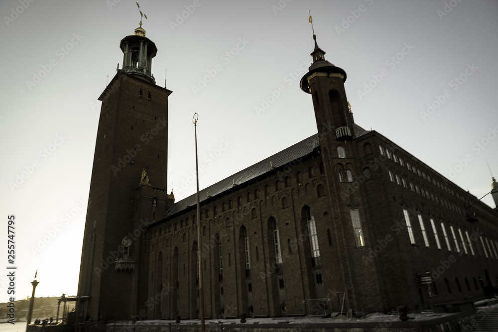 Fototapeta premium ストックホルム市庁舎(スウェーデン)