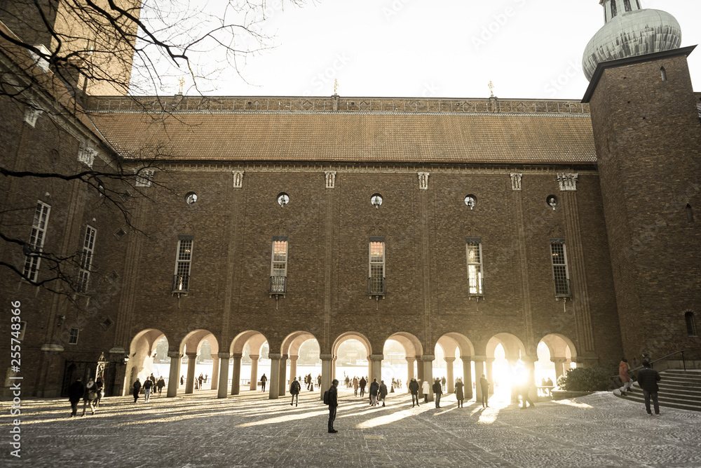 Fototapeta premium ストックホルム市庁舎の中庭（スウェーデン）