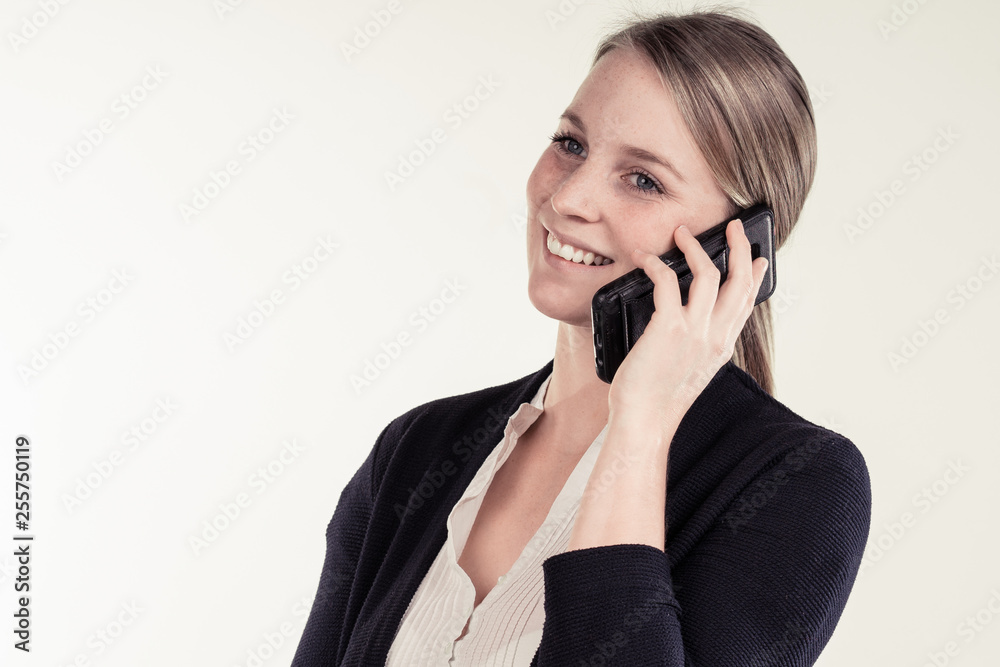 a successful business girl in a office a successful business girl in a office