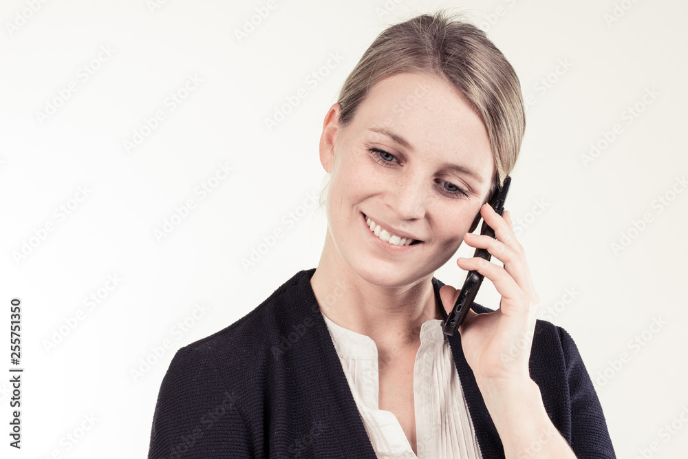 a successful business girl in a office a successful business girl in a office