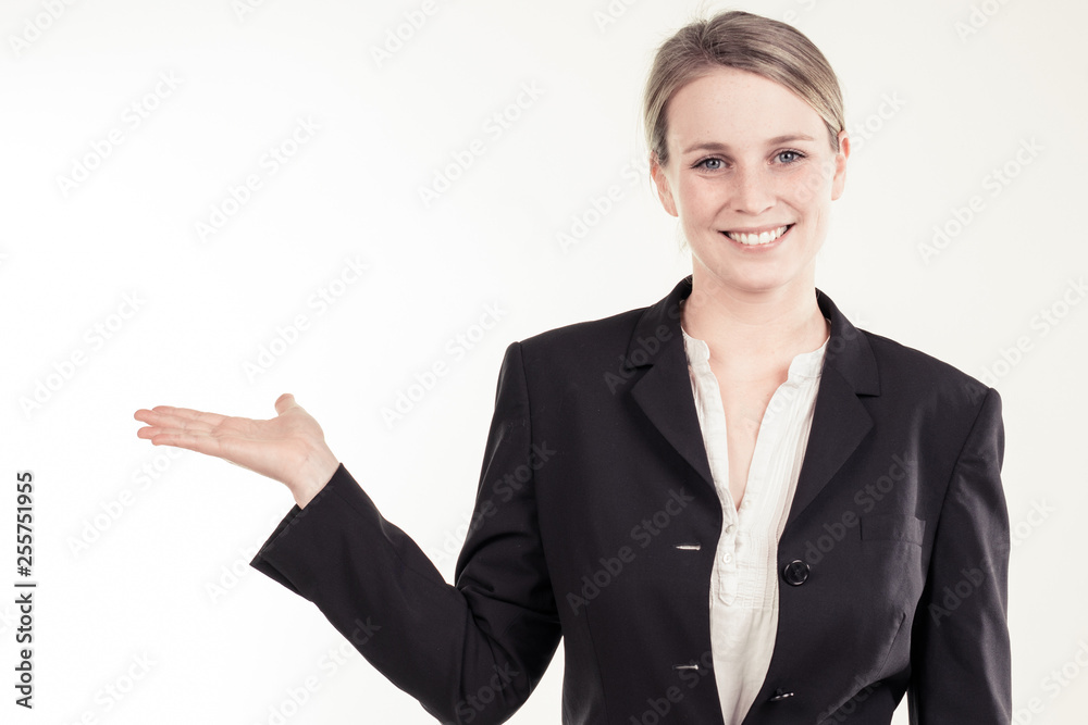 a successful business girl in a office a successful business girl in a office