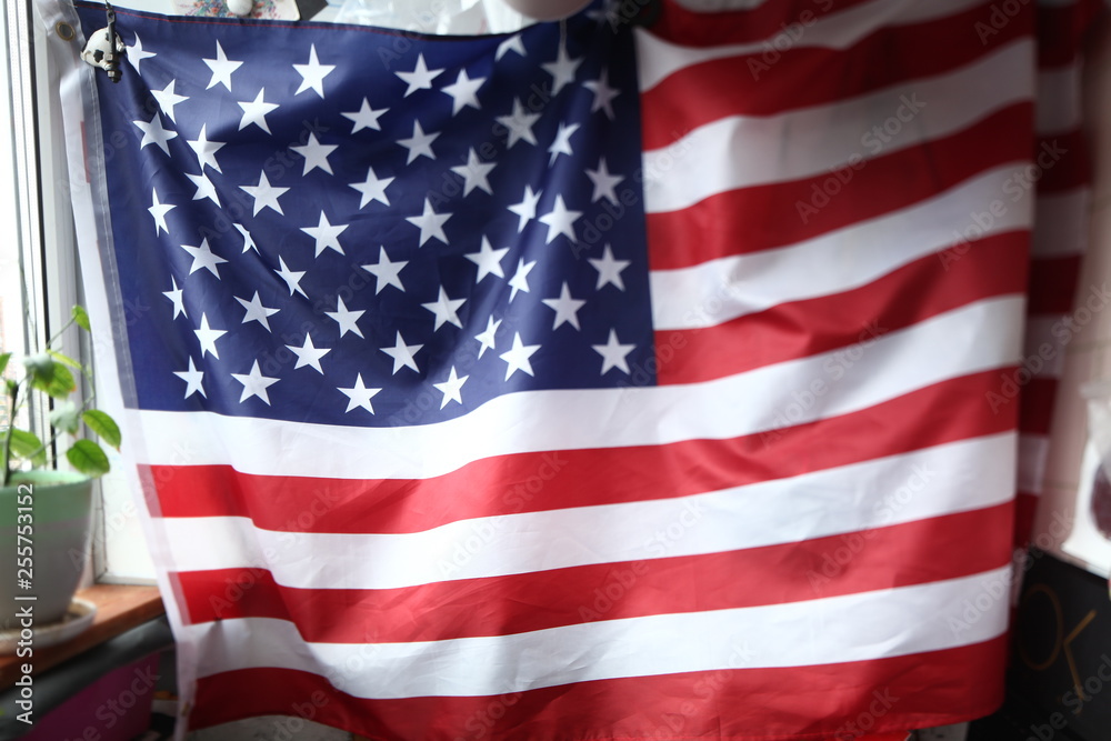 Fototapeta premium american flag of united states of america