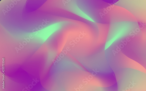 Trendy Colorful Fluid Gradient Shape Background with Place fo Text.