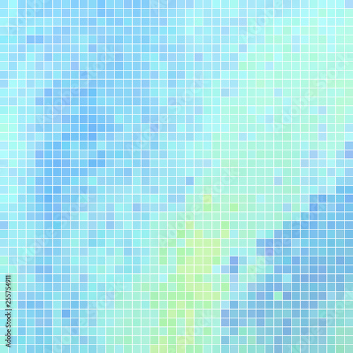 abstract vector square pixel mosaic background