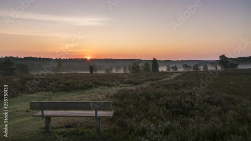 Timelapse Buesenbachtal Sonnenaufgang photo