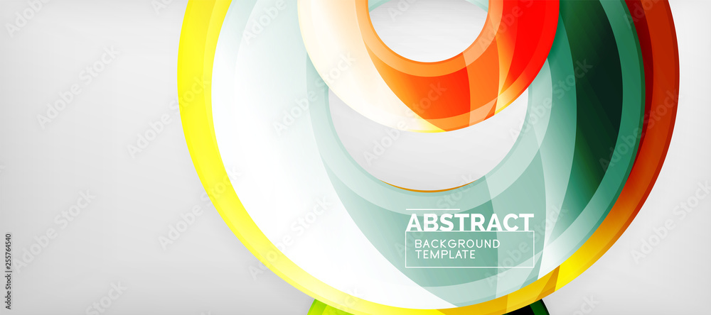 Glossy circles geometric background Glossy circles geometric background