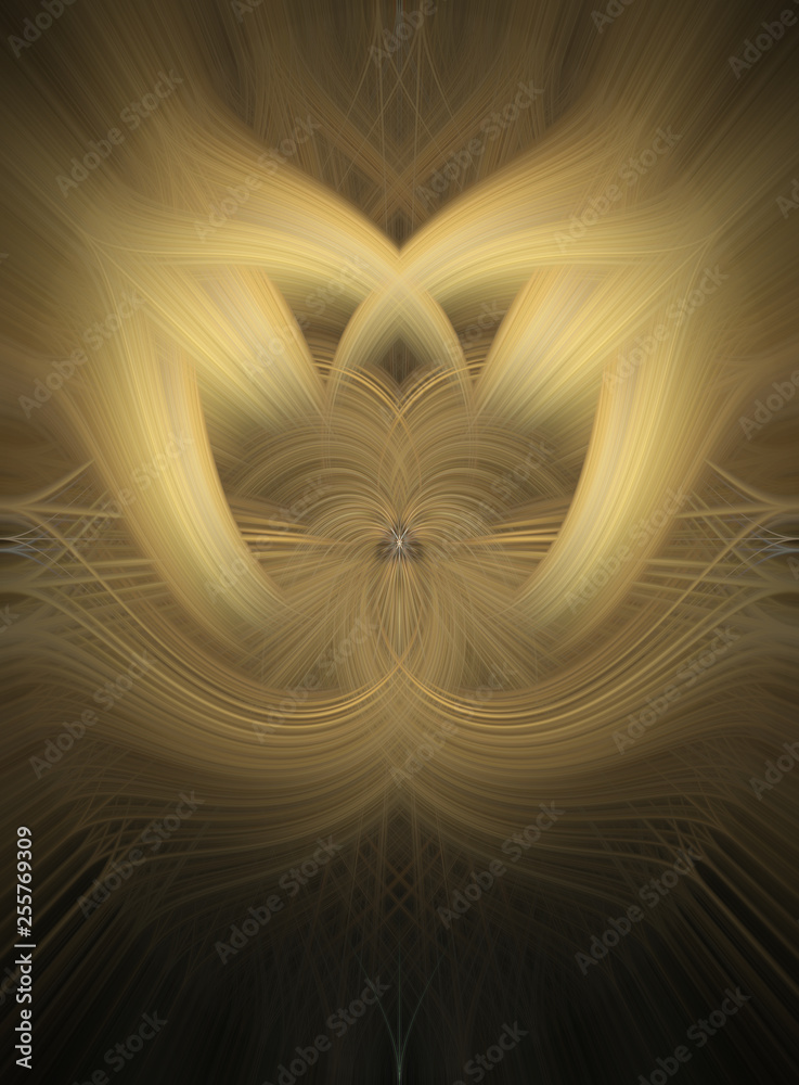 Obraz premium illustration made with the twirl effect for backgrounds, wallpapers and overlays - Illustration