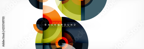 Abstract background circle design