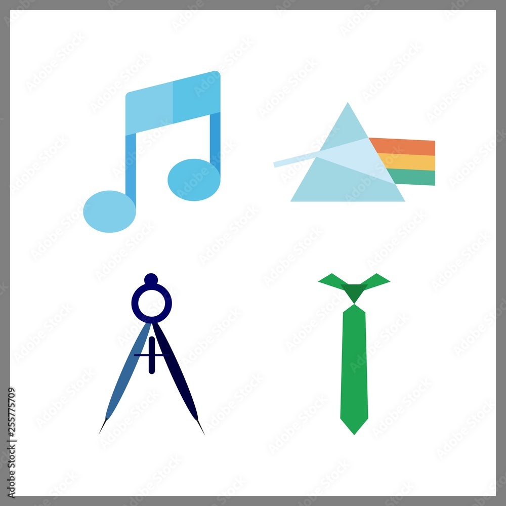 4 wallpaper icon. Vector illustration wallpaper set. refraction and tie icons for wallpaper works 4 wallpaper icon. Vector illustration wallpaper set. refraction and tie icons for wallpaper works
