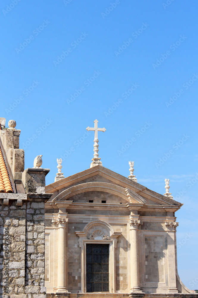 ドブロブニク　聖イグナチオ教会の十字架