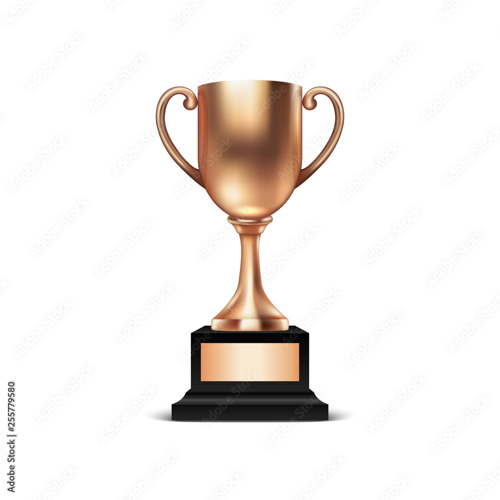 Trophy championship winner Royalty Free Vector Image