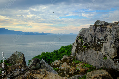 North end of the island of Florianopolis Santa Catarina Brazil Fortaleza da sao Jose da ponta Grossa