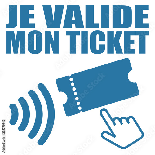 Logo je valide mon ticket.