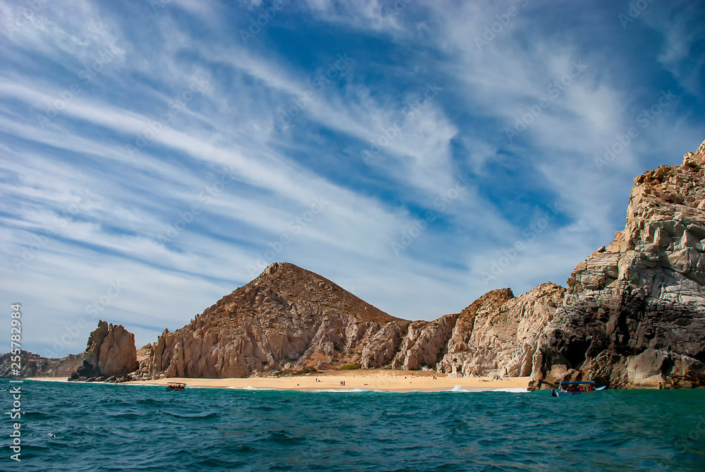 Divorce Beach at the end of the Baja California peninsula at Cabo San Lucas, Mexico