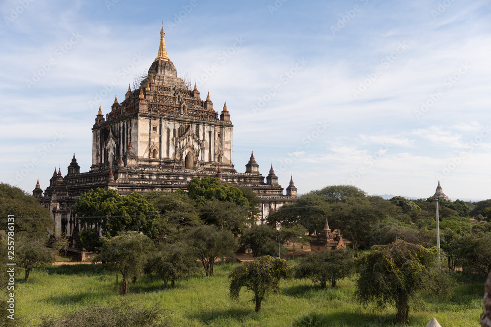 Detail of ancient temples in Bagan, Myanmar (Burma)