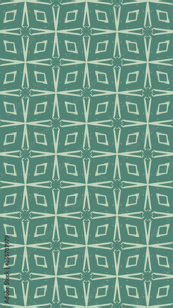 Ornate geometric pattern and two-tone abstract background Ornate geometric pattern and two-tone abstract background