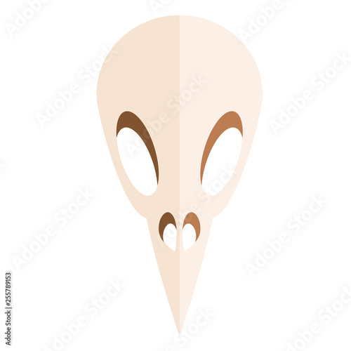 bird scull flat illustration
