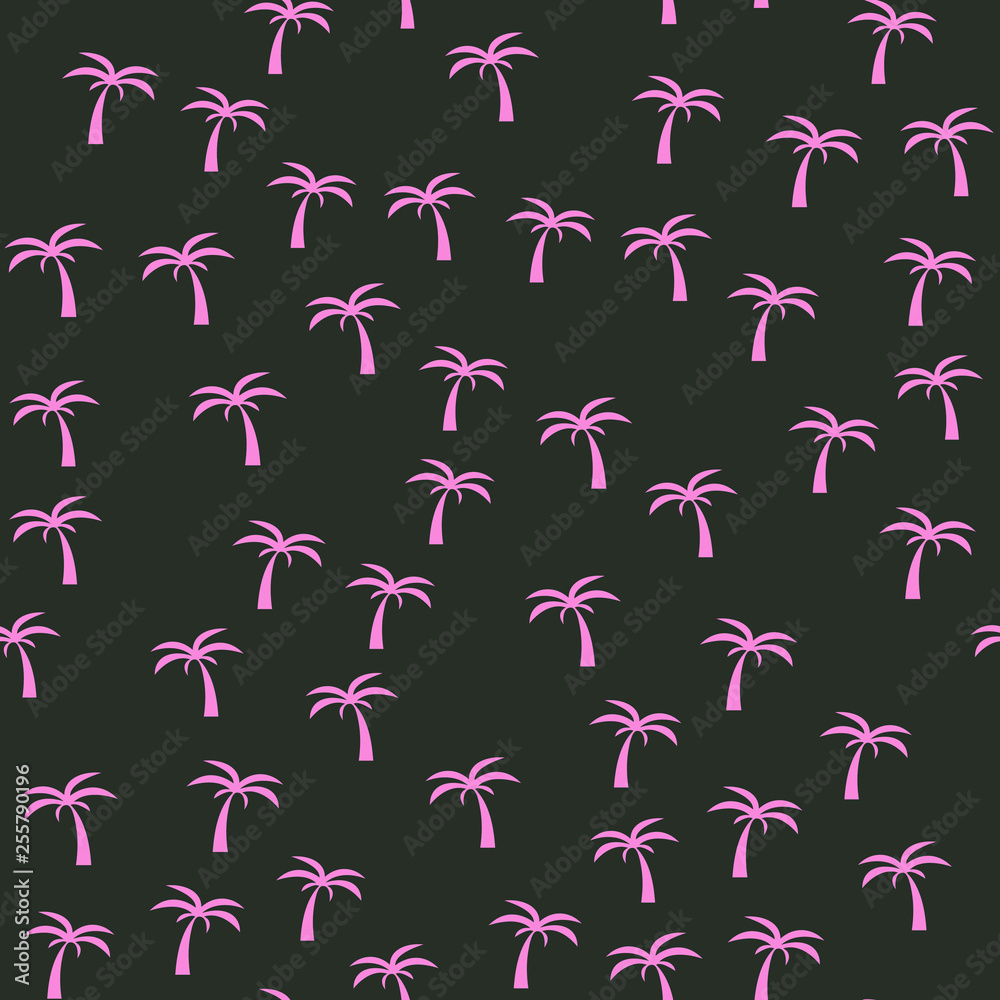 Coconut palm tree. Tropical vector Seamless pattern Coconut palm tree. Tropical vector Seamless pattern