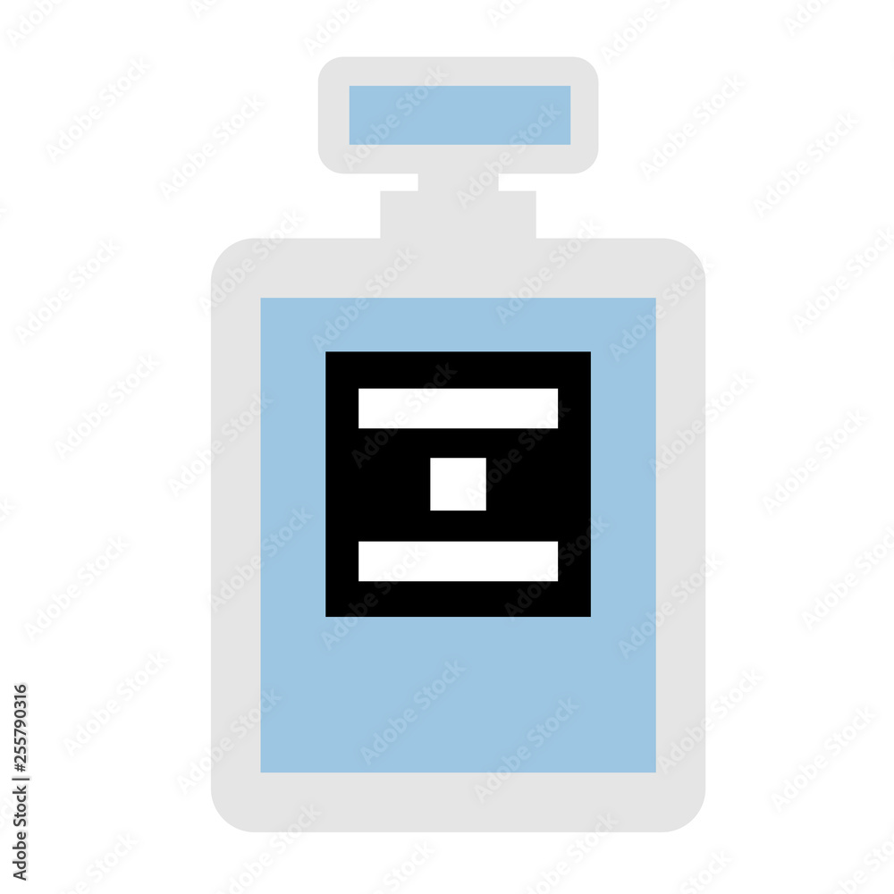 Fototapeta premium perfume flat illustration