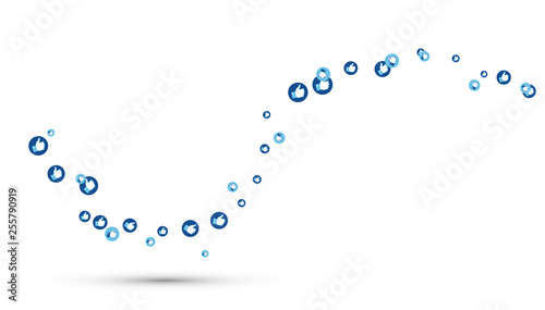 mi piace, consenso, social network