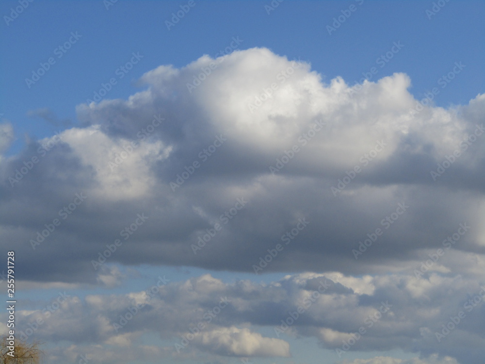 Obraz premium blue sky with clouds