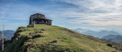Hermitage in Kolitza mount in Balmaseda 21:9 photo