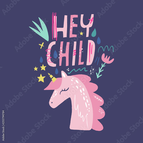 Unicorn vector, cute nursery wall art, animal prints, pastel baby room decor pictures, clip art