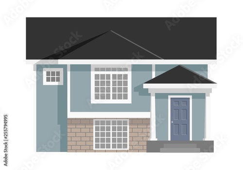 Blue Residential House
