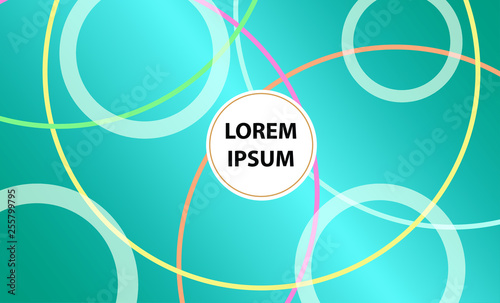 Colorful geometric background. Vector EPS10 gradient. Simple shapes, minimal style. 
