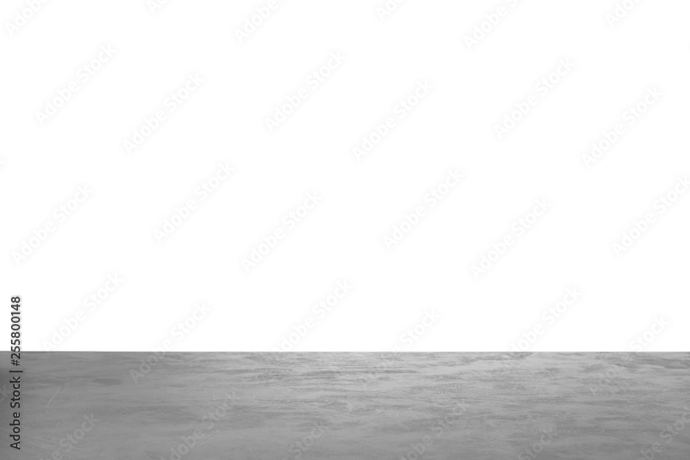 Empty stone surface against white background. Mockup for design