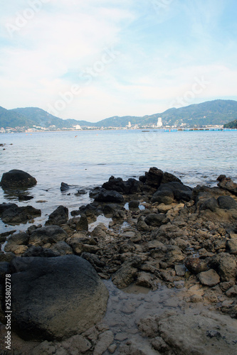 February 10, 2019. Phuket, Thailand. View of paid Paradise beach.