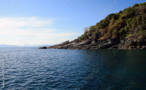 February 16, 2019. Krabi, Thailand. Panorama of the sea and beaches.