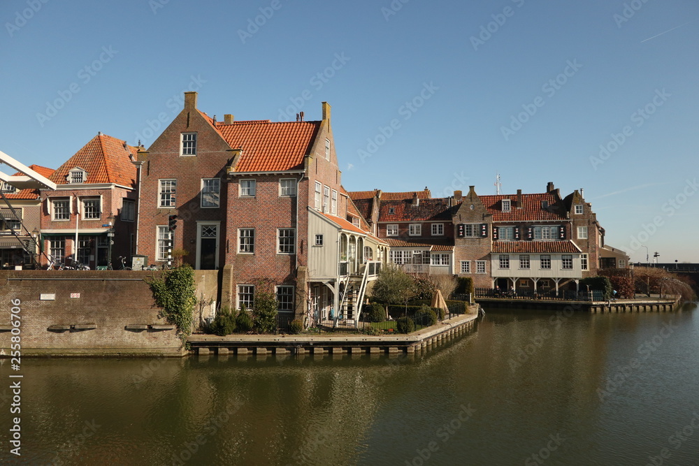Obraz premium Enkhuizen is a municipality and a city in the Netherlands, in the province of North Holland and the region of West-Frisia.