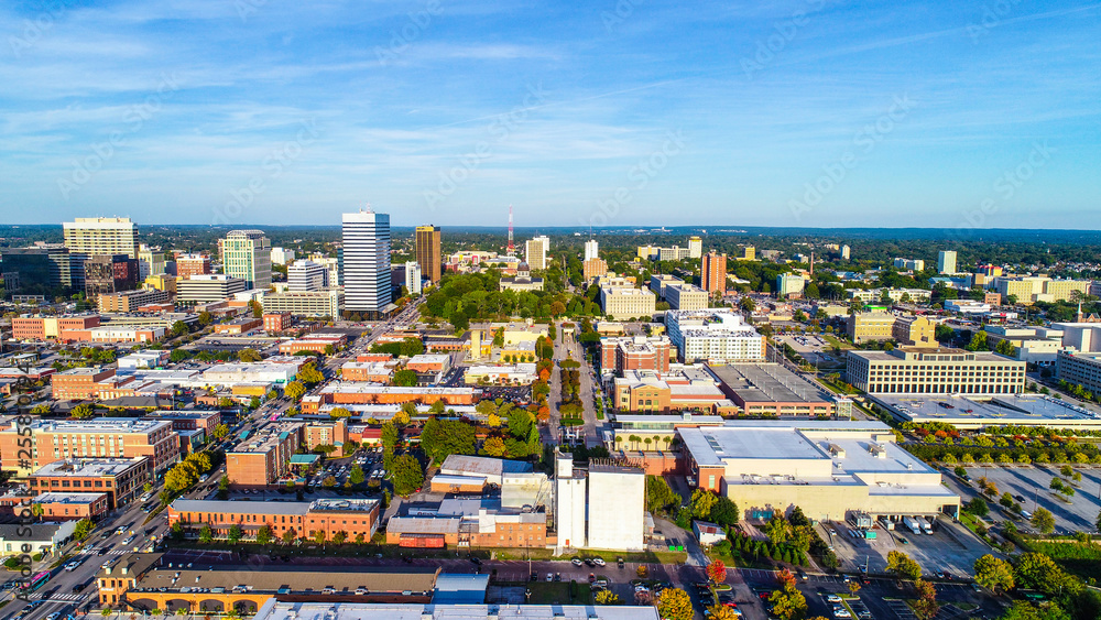 Downtown Columbia South Carolina Skyline SC Aerial Stock Photo Adobe