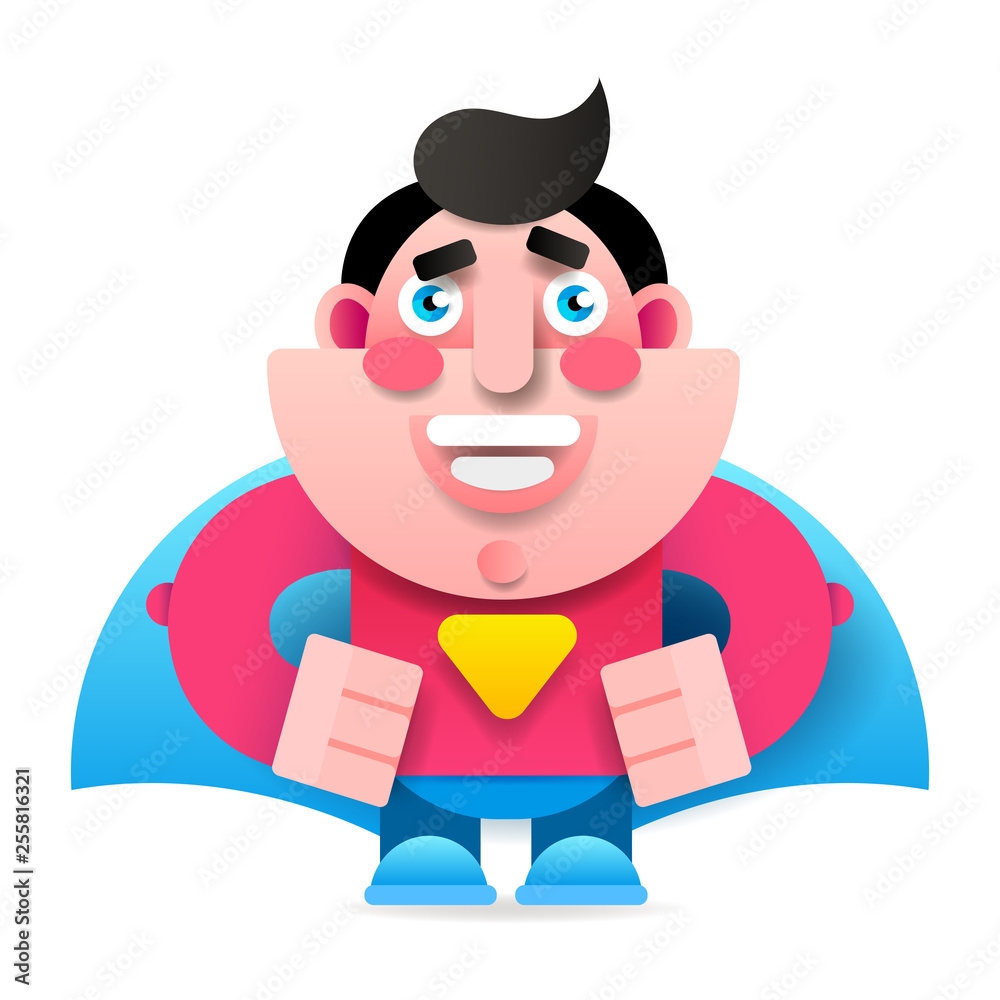 Superhero Concept, Father , For Your Design Father s Day Greeting Card, Happy Cartoon Character Superhero Concept, Father , For Your Design Father s Day Greeting Card, Happy Cartoon Character