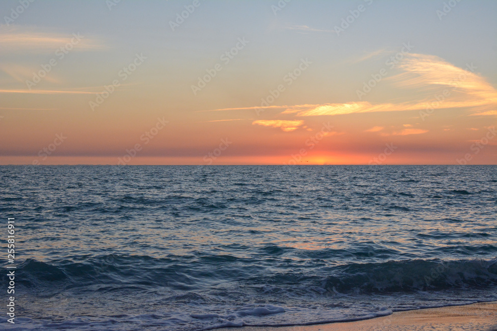Sunset over the Gulf of Mexico from Manasota Key, Florida Sunset over the Gulf of Mexico from Manasota Key, Florida