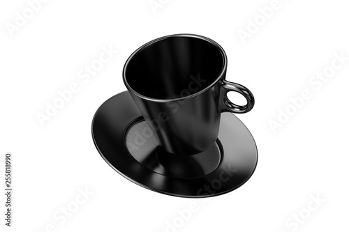 Black Color Coffee Mug Mockup Template