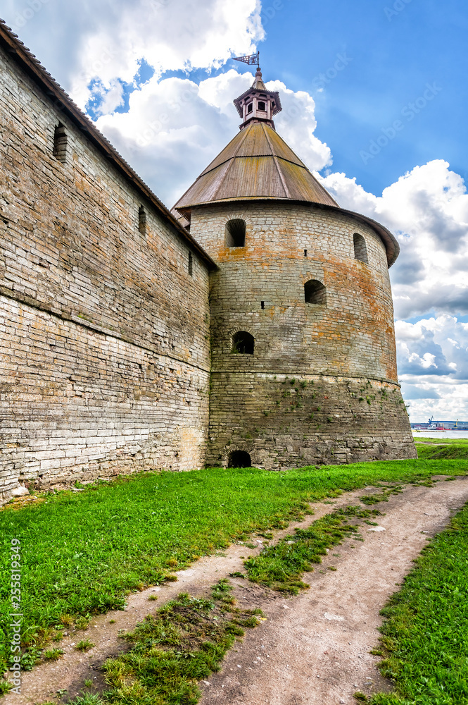 Tower of medieval Oreshek fortress