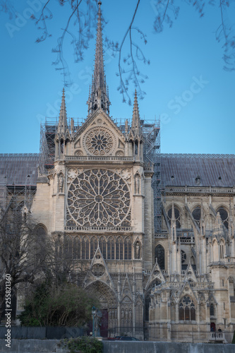 Paris, France - 03 10 2019: Notre-Dame Of Paris